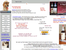 Tablet Screenshot of eartreatment4pets.com